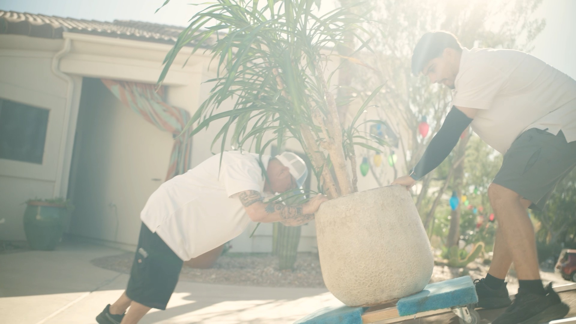HOP moving crew in action at a Phoenix home